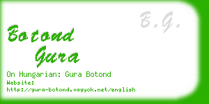 botond gura business card